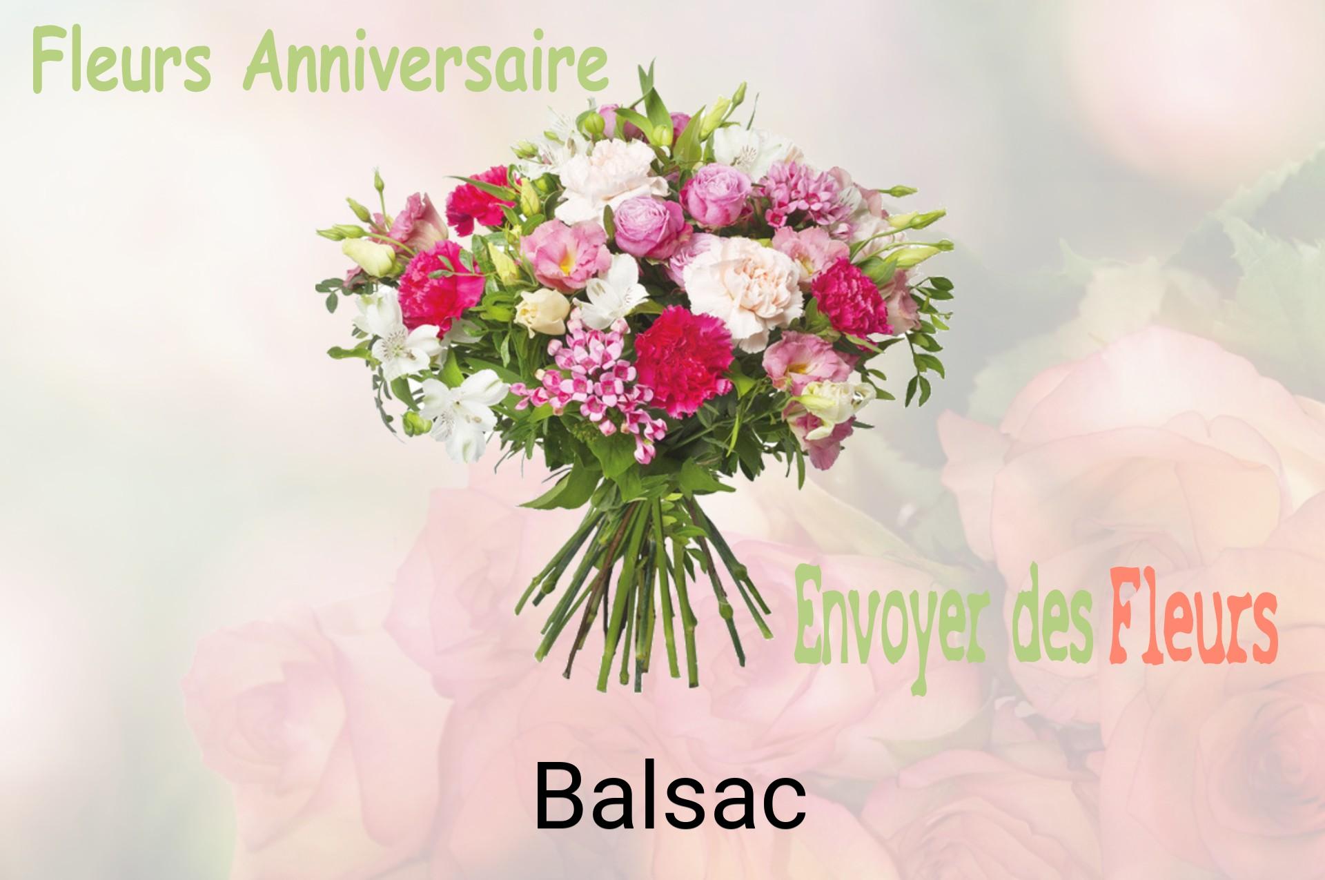 Bouquet de fleurs d’anniversaire livré à Balsac